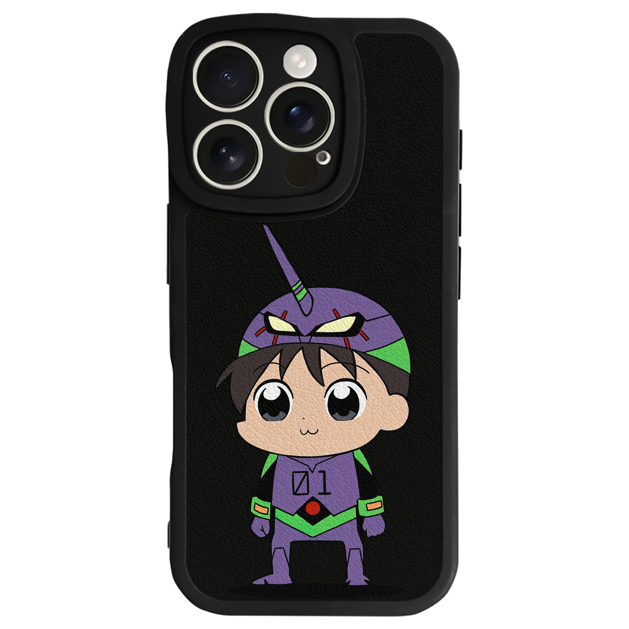 （画像用） EVA 新世紀エヴァンゲリオン 【iPhone 16シリーズ対応】シリコンスマホケース（レザー調） 材質：シリコン